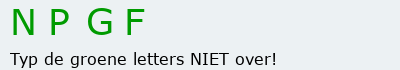Bevestigingscode