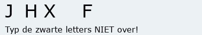 Bevestigingscode