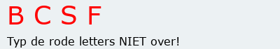 Bevestigingscode