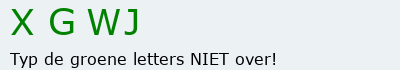 Bevestigingscode