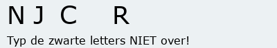 Bevestigingscode