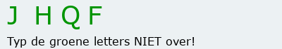 Bevestigingscode