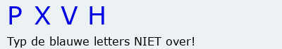 Bevestigingscode
