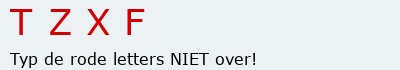 Bevestigingscode
