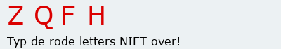 Bevestigingscode