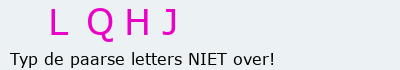Bevestigingscode