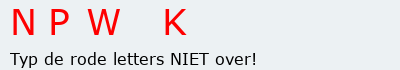 Bevestigingscode