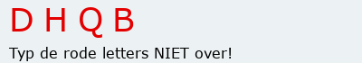 Bevestigingscode