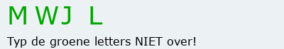 Bevestigingscode