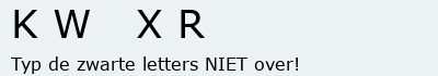 Bevestigingscode