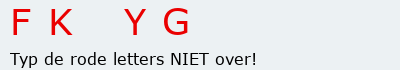 Bevestigingscode