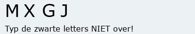 Bevestigingscode