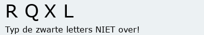 Bevestigingscode