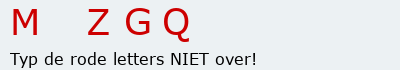 Bevestigingscode