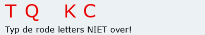 Bevestigingscode