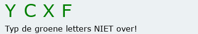Bevestigingscode