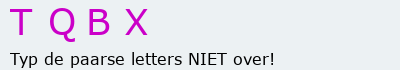 Bevestigingscode