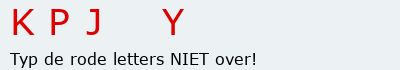Bevestigingscode