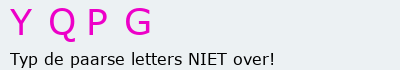 Bevestigingscode