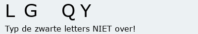 Bevestigingscode