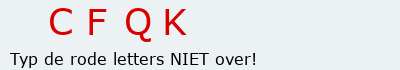 Bevestigingscode