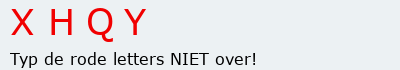 Bevestigingscode