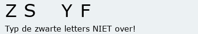 Bevestigingscode
