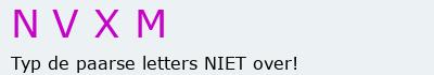 Bevestigingscode