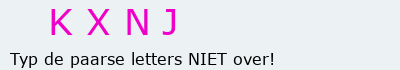 Bevestigingscode