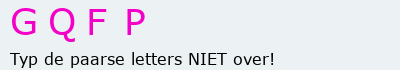 Bevestigingscode