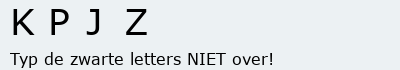Bevestigingscode