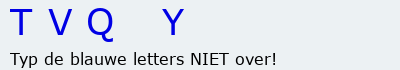 Bevestigingscode