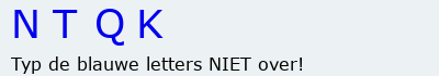 Bevestigingscode