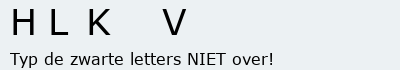 Bevestigingscode
