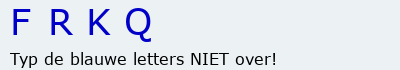 Bevestigingscode