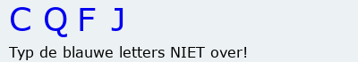 Bevestigingscode