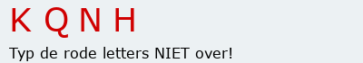 Bevestigingscode