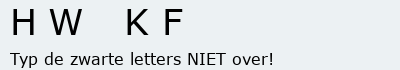 Bevestigingscode
