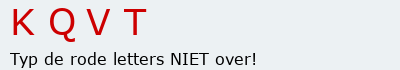Bevestigingscode