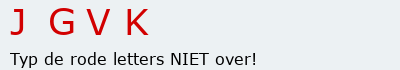 Bevestigingscode