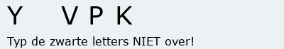 Bevestigingscode