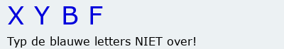 Bevestigingscode