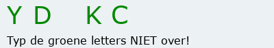 Bevestigingscode