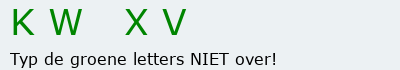 Bevestigingscode