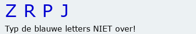 Bevestigingscode