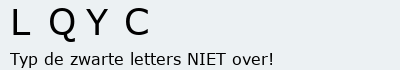 Bevestigingscode