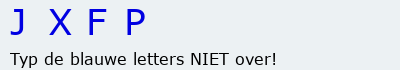 Bevestigingscode