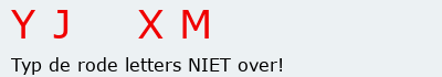 Bevestigingscode