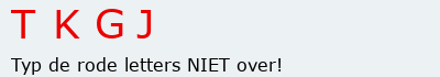 Bevestigingscode