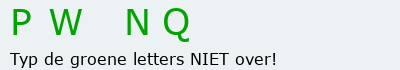 Bevestigingscode